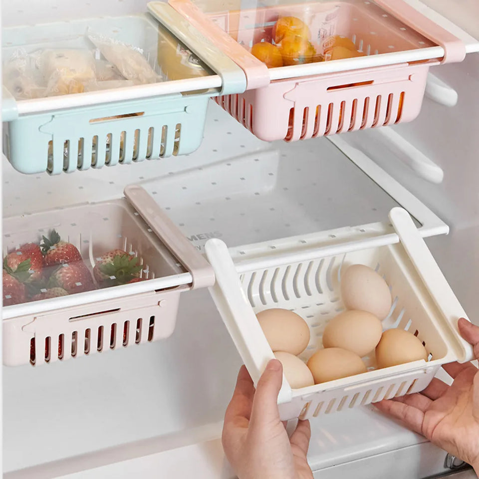 Adjustable Fridge Baskets