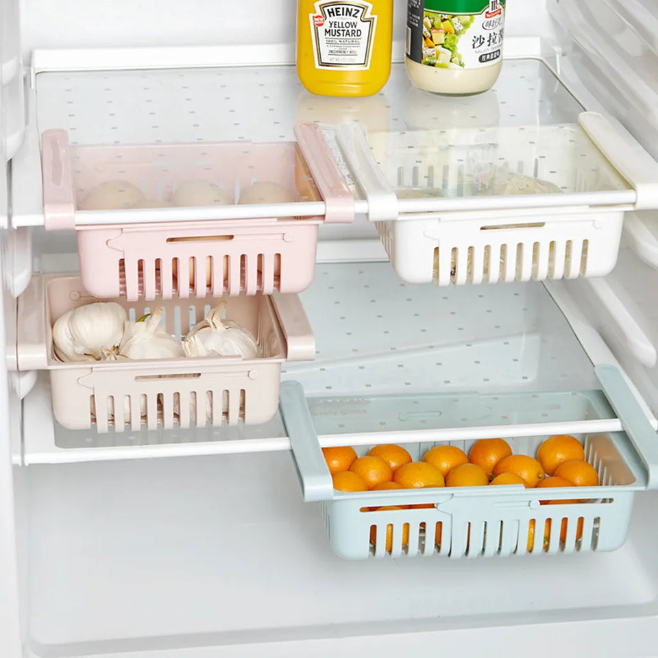 Adjustable Fridge Baskets